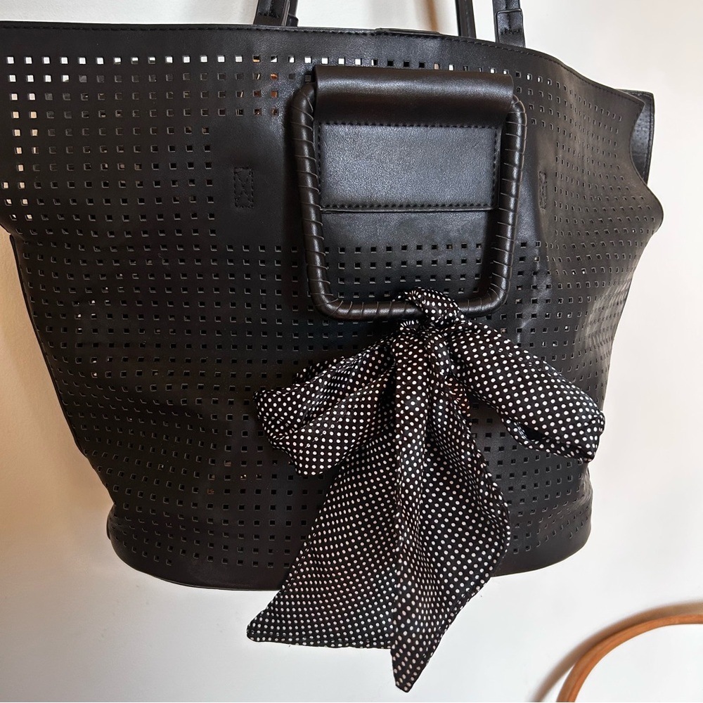 Anthropologie Remi/Reid Perforated Departure Tote